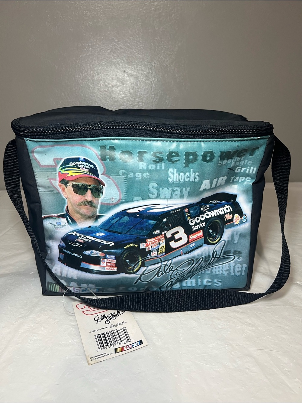 NWT VTG  2000 Dale Earnhardt #3 GM Goodwrench Insulated Lunch Bag Soft Cooler